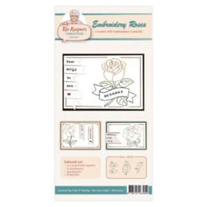 Rie Kuipers Creative – Embroidery Roses - Card Kit RKC10002