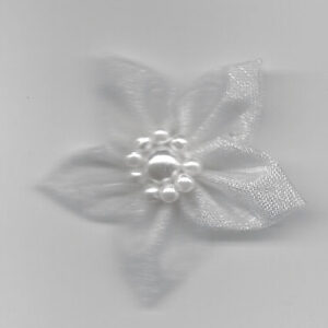 organza star 35x 35 mm kl wit 029