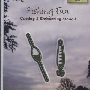 joy craft fishing fun cutting stencil 6002/0155