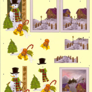 hobbydesign kerst 3d vel 73057