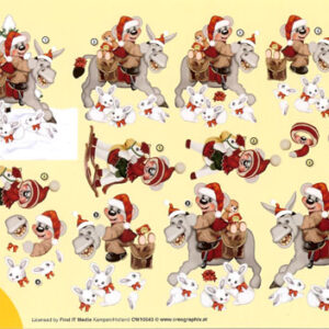 cardeco 3d vel kerst 10043