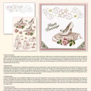 ann,s paper art borduurpatroon met 3d a822