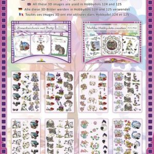 hobbydols knipvellen poster voor 124 en 125