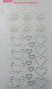 marianne design romantic hearts plak steentjes ca3108