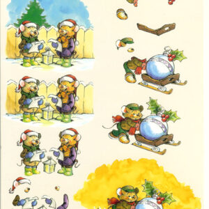 foliart 3d vel kerst 518