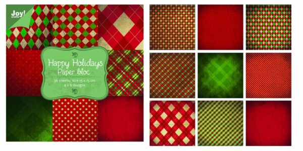 joy paperblock happy holiday 6011/0025