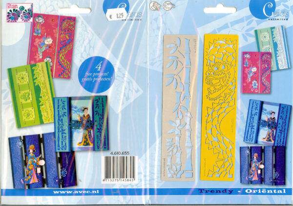 avec trendy oriental stencil 4610655