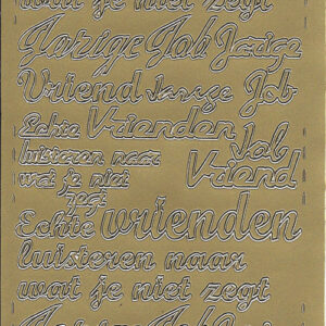 pickup sticker 663 goud