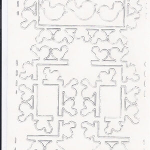 pickup sticker transp zilver 669