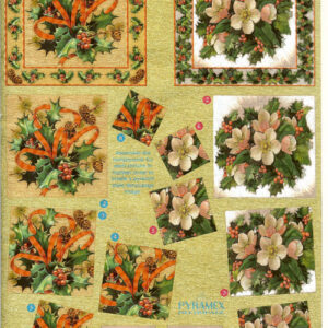 dufex 3d metalic kerst 248765