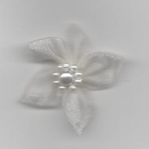 organza star 35x 35 mm kl ecru 815