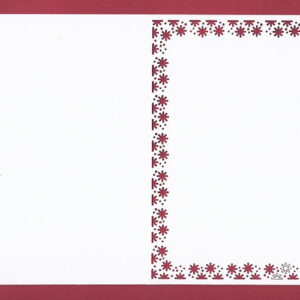 foilart laser card   ecru  k8342