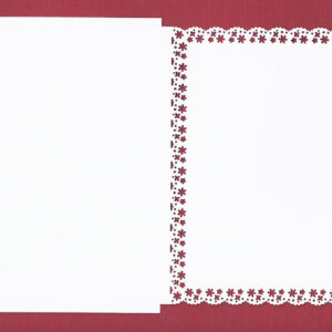 foilart laser card   wit  k8346
