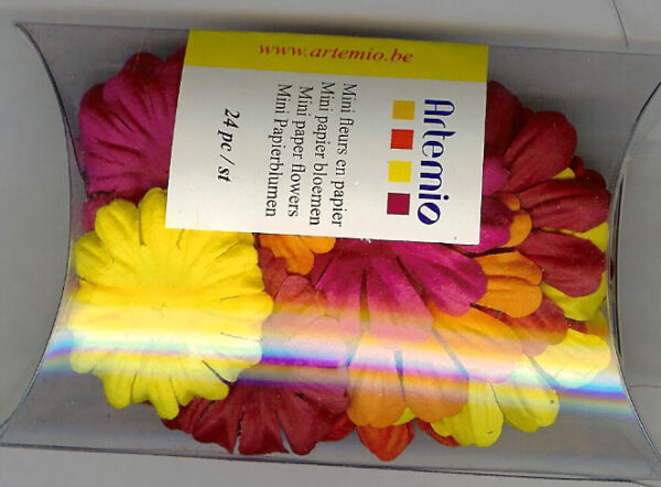 artemio papier bloemen  24st ubfpa19