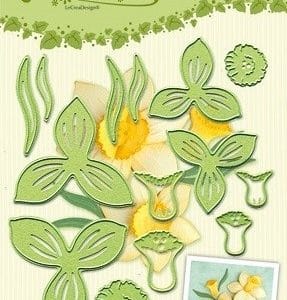 leanne multi die flower 007 narcis snij en embos mal 45.0379