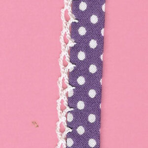 lint 12mm breed code 171043  paars prijs is per meter