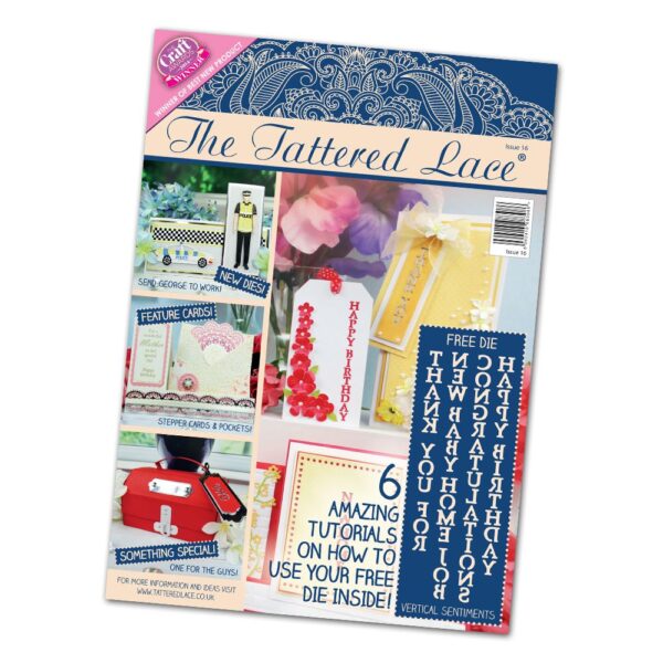 the tattered lace boek incl snij mal let op eng nr 16