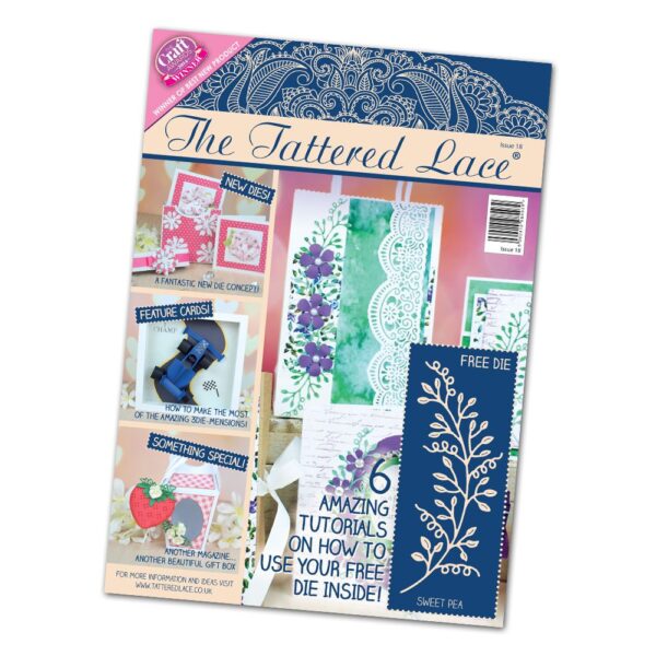 the tattered lace boek incl snij mal let op eng nr 18
