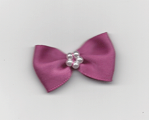 strikje rood afm 30 mm oud roze 421-22p col 168