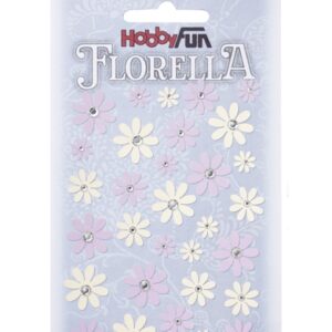 FLORELLA Papierbloemen Design I, sering-crème, buidel met 33 st 3866 153