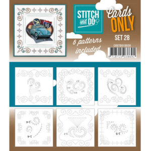 Stitch & Do - Cards only - Set 28 Card Deco COSTDO10028