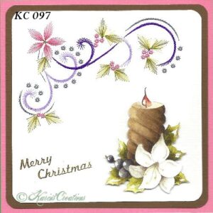 Karin,s borduurpatroon met werk beschrijving excl plaatje kc097