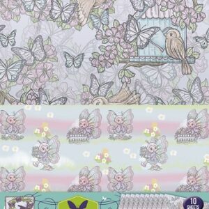 SETBGS10005 Background sheets - Yvonne Creations - Butterfly Collection