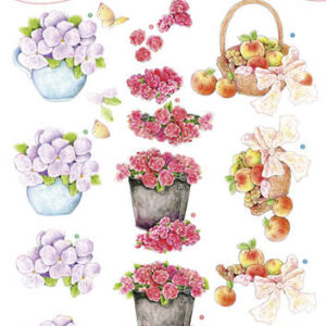 3D Knipvel - Jeanines Art - Bloemen CD10664