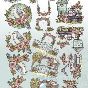 3D Knipvel - Yvonne Creations - Spring-tastic - In the garden CD10814