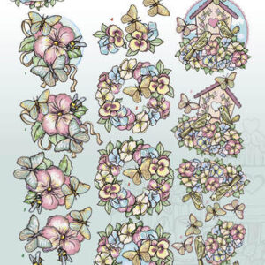 3D Knipvel - Yvonne Creations - Spring-tastic - Butterflies CD10817