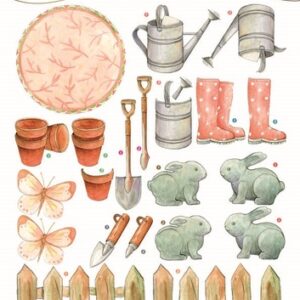 3D Knipvel - Jeanines Art - Garden Classics - Garden Tools 2 CD10833