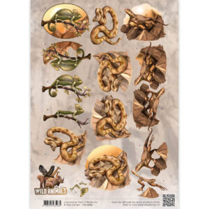 3D Knipvel - Amy Design - Wild Animals - Reptiles Amy Design CD10869