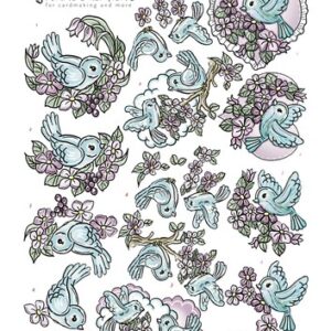 3D Knipvel - Yvonne Creations - Little birds Yvonne Creations CD10896