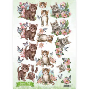 3D Knipvel - Amy Design - Sweet Pet- Cats Amy Design CD10961