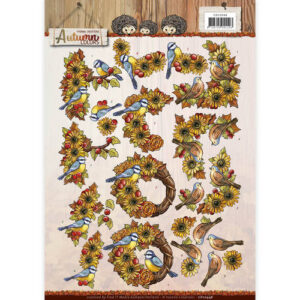 D Knipvel - Yvonne Creations - Autumn Colors - Autumn Birds Yvonne Creations CD10948