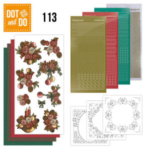 Dot and Do 113- Christmas Flowers Stickers en DODO DODO113