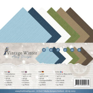 Linnenpakket - A5 - Amy Design - Vintage Winter Amy Design AD-A5-10013