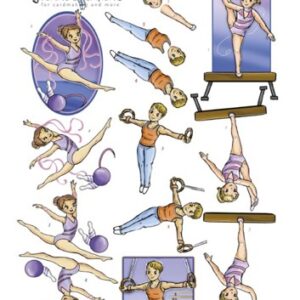 knipvel Yvonne Creations - gymnastics CD10994