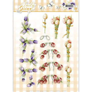 3D Knipvel - Precious Marieke - Early Spring - Early Tulips CD11025