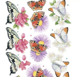 3D knipvel Jeanine's Art - Butterflies CD10933