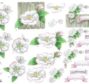 3D vel Bloemen Artikelnummer: Wekabo-879