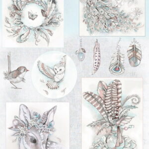 Marianne design knipvel Winter dream blue EWK1253