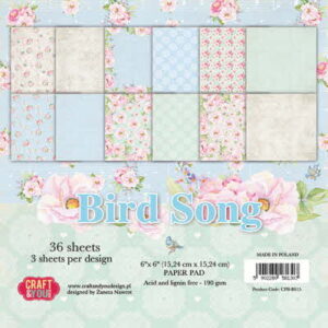 Craft&You Bird Song paperpack CPB-BS15