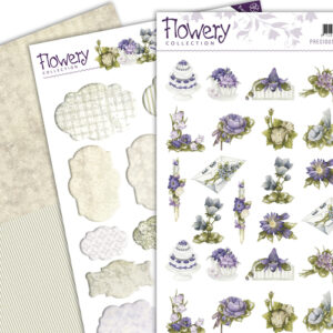 Marieke design 3d knipvel met design papier pmmin10004