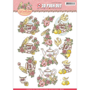 Pushout -yvonne creations - Get Well Soon - lemon tea Yvonne Creations SB10176