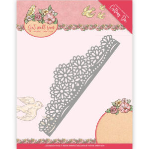 Die - Yvonne Creations - Get Well Soon - Flower border Yvonne Creations YCD10102