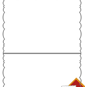 Card Deco Cutting Dies- Fantasy Scallop A5 Card Deco CDCD10002