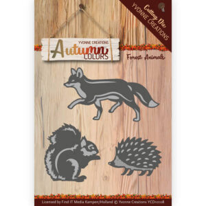 Die - Yvonne Creations - Autumn Colors- Forest Animals Yvonne Creations YCD10108