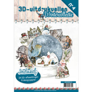 3D uitdrukvellen boek Wintercollectie nr 4 3DPO10004