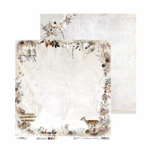 SCRAP 200 G. DUBBELZIJDIG, 304X304 MM, FROZEN FOREST SCRAPFF01 per